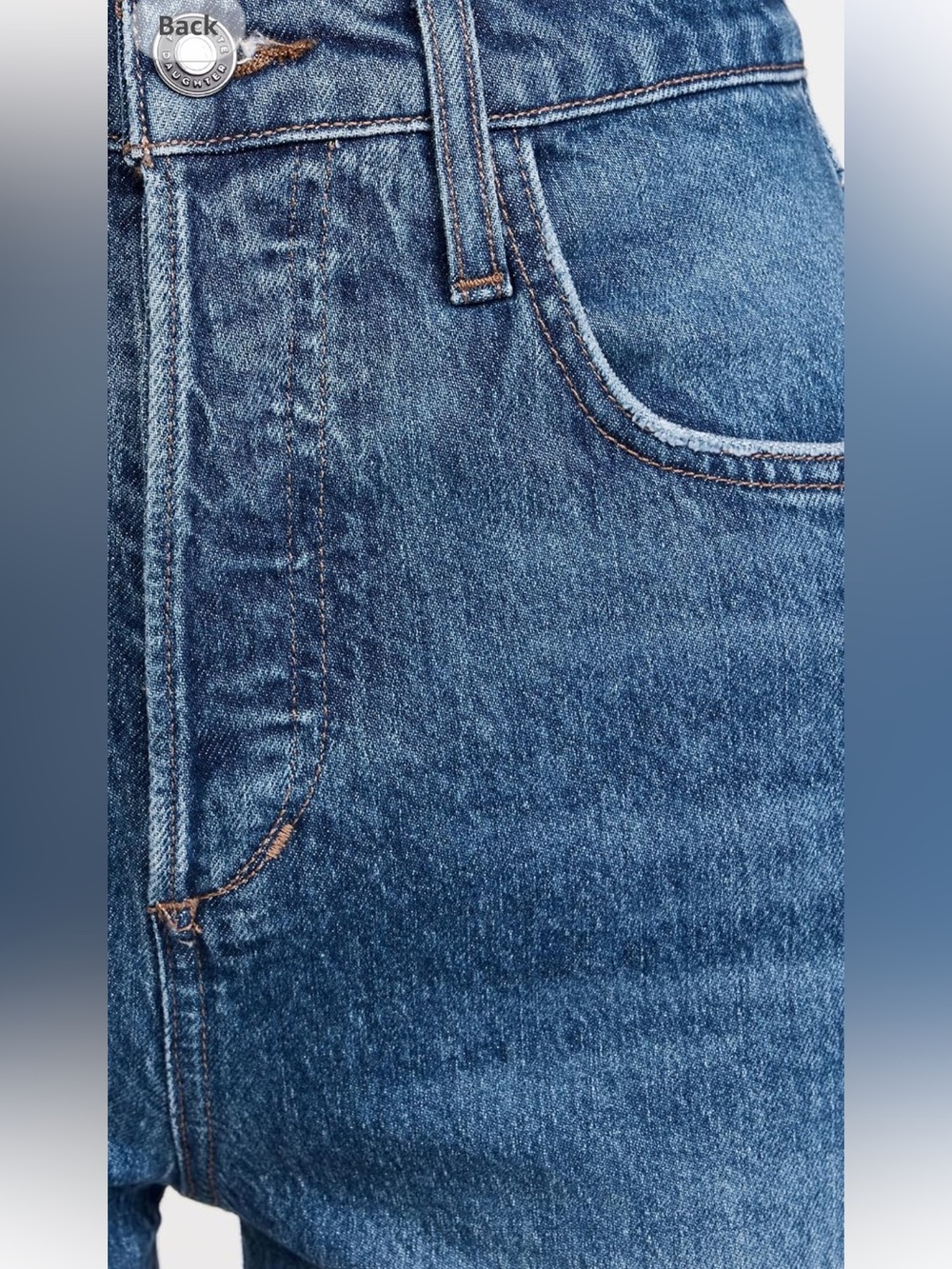Favorite Daughter The Valentina Super High Rise Straight Jeans in Essex NWT - Picture 4 of 8